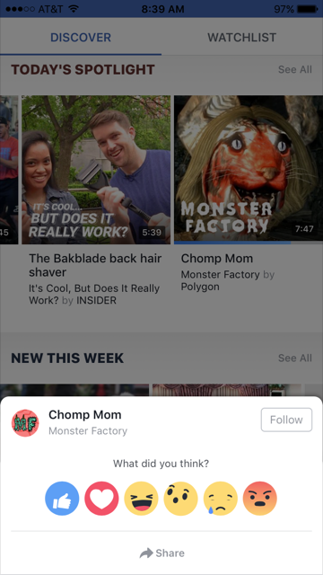 Image: Facebook Watch